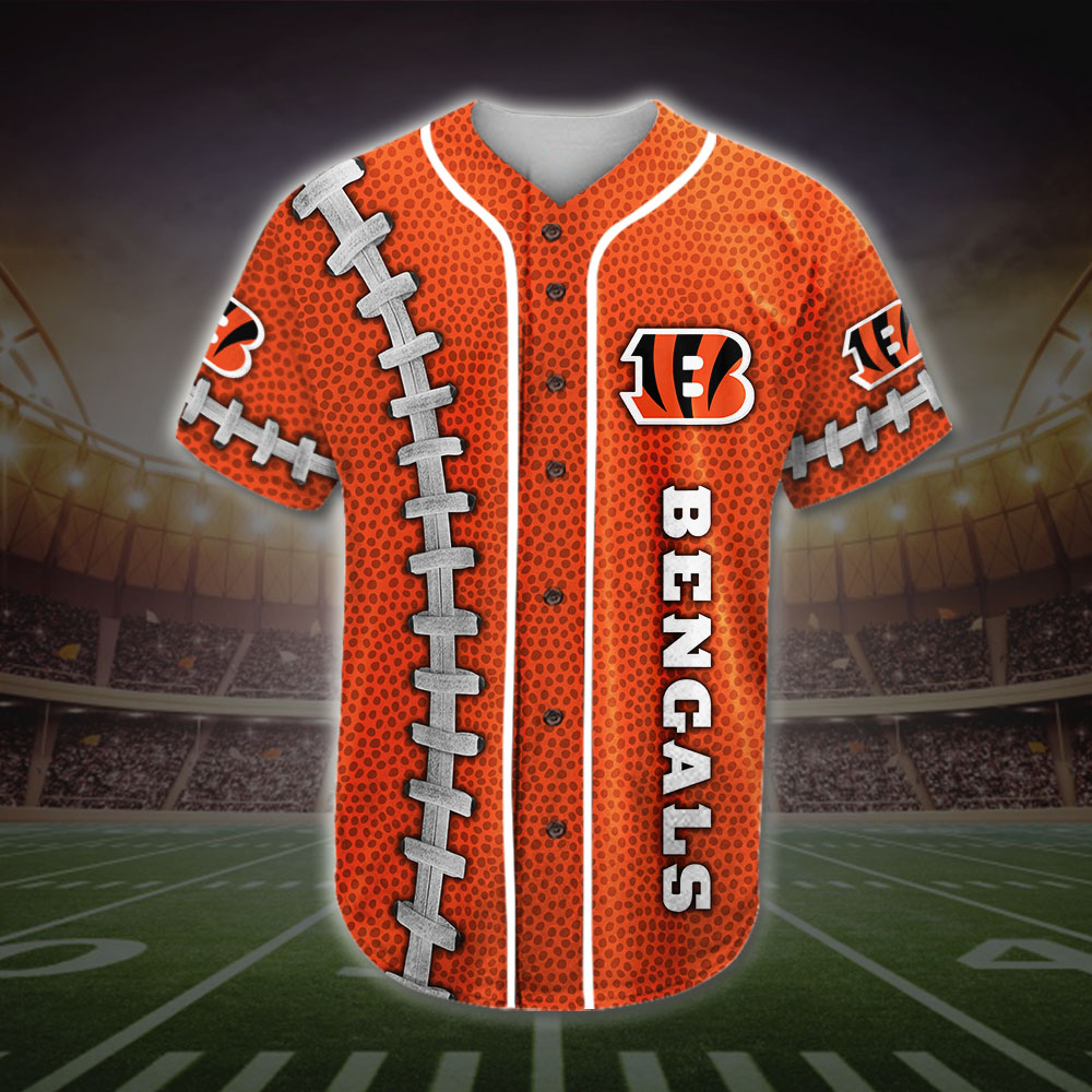 Cincinnati Bengals Baseball Jersey Exciting Bengals Gift - Personalized  Gifts: Family, Sports, Occasions, Trending