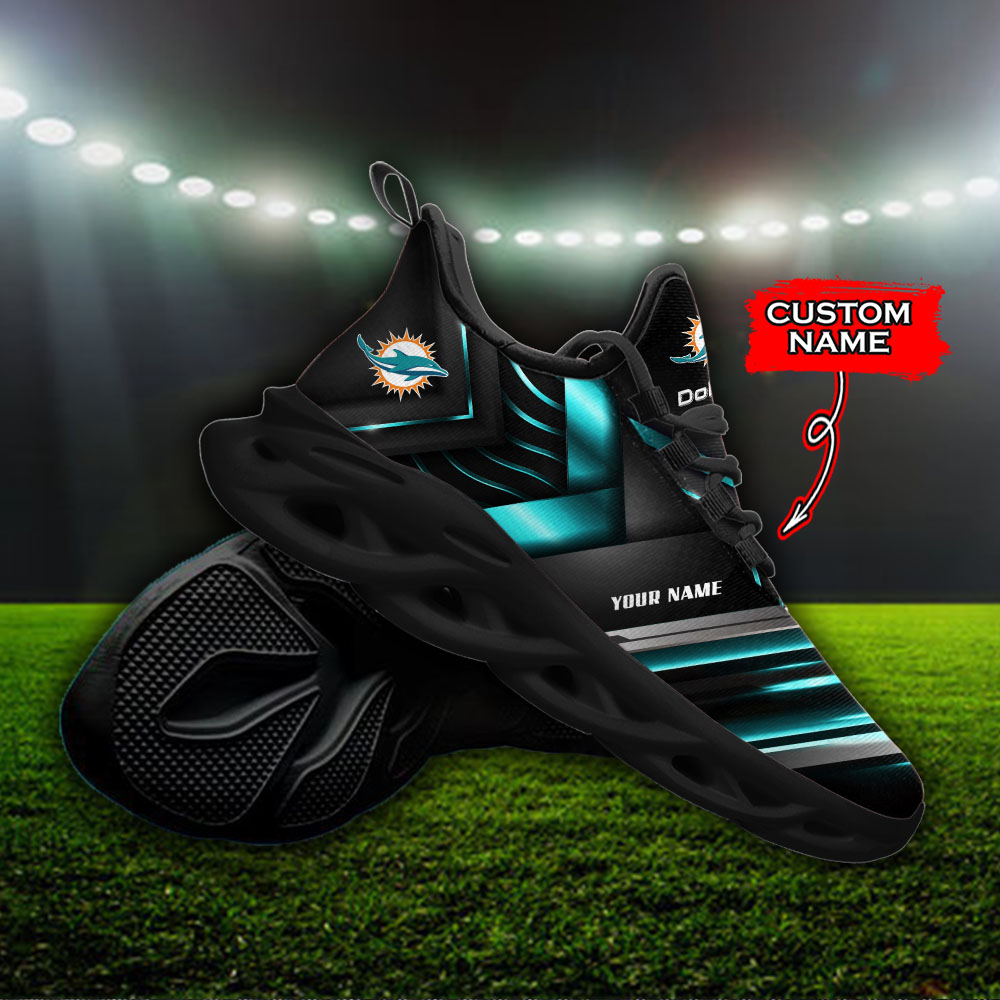 Miami Dolphins Shoes Custom Max Soul Shoes V41 - EvaPurses