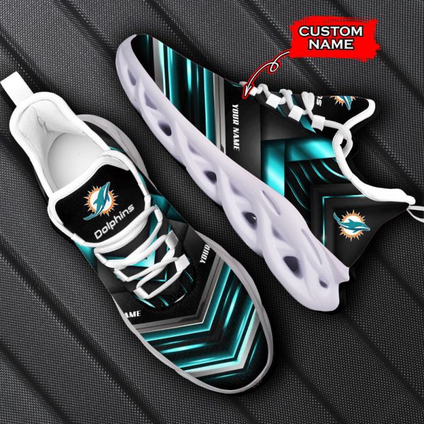 Miami Dolphins Shoes Custom Max Soul Shoes V41 - EvaPurses