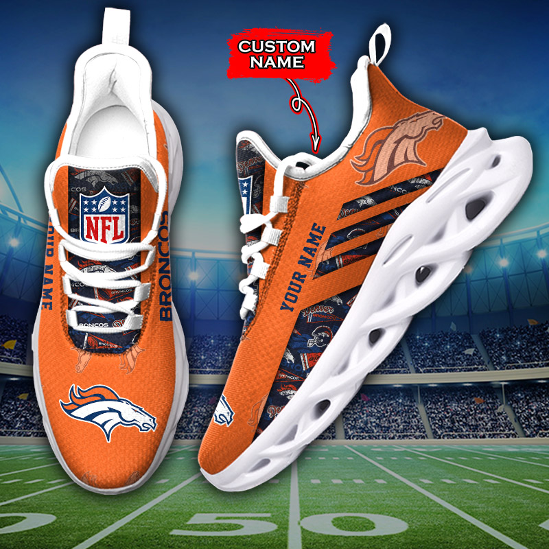 Denver Broncos Triangle Custom Personalized Max Soul