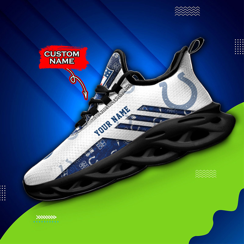 1 Custom Name – Indianapolis Colts – PERSONALIZED MAX SOUL SHOES T4 –  Siacustom