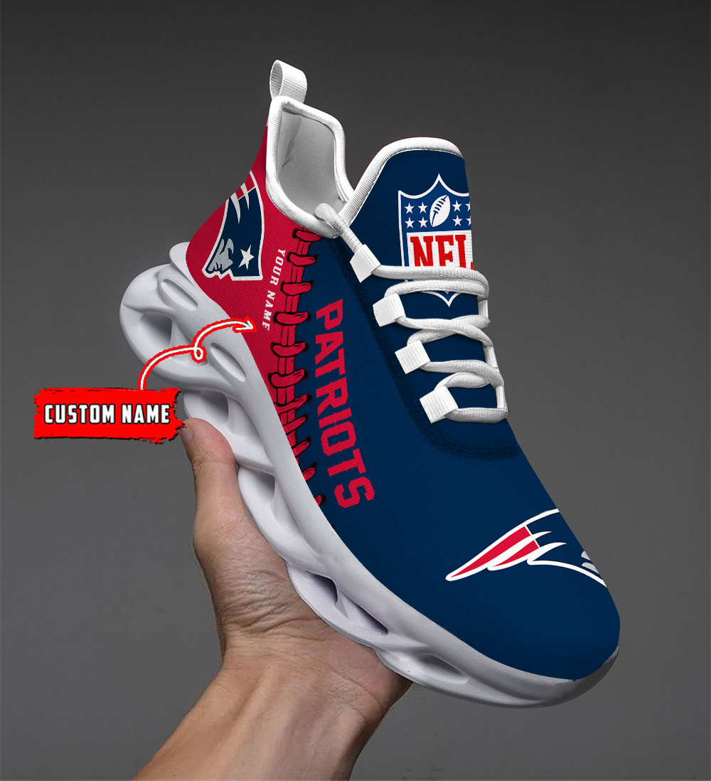 New England Patriots Personalized Custom Name Max Soul Shoes Best Gift For  Men And Women Fans - YesItCustom