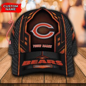 Chicago Bears Personalized NFL Swoosh Pattern Jersey Baseball