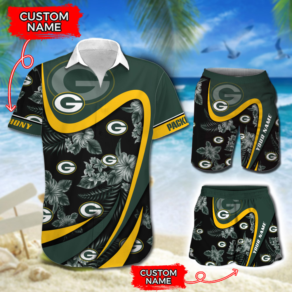 Green Bay Packers Floral Hawaiian Shirt Best Summer Gift For Fans - Shibtee  Clothing